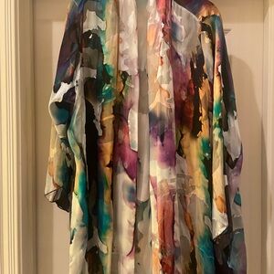 Elegant Multicolor Women's Cape